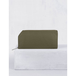 OLIVE GREEN DOUBLE SIDE Alligator Leather Credit Card Holder