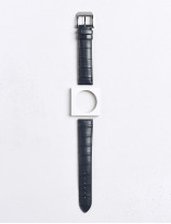 17.01 Leather watch strap in alligator