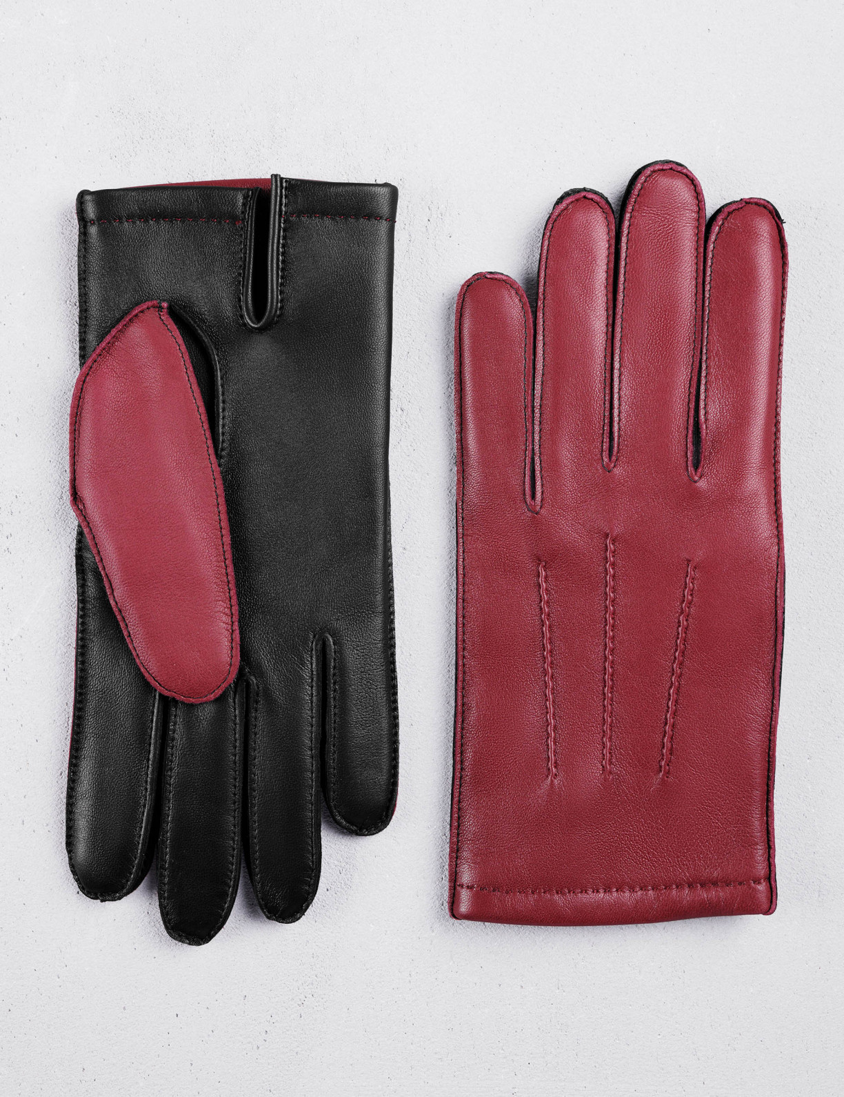 Fournet gloves stitching|Camille touchscreen Men\'s with