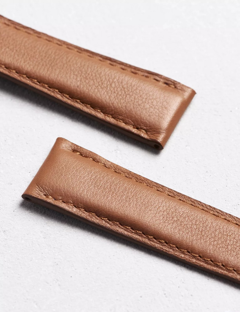 Luxury watch strap in calfskin leather|Camille Fournet